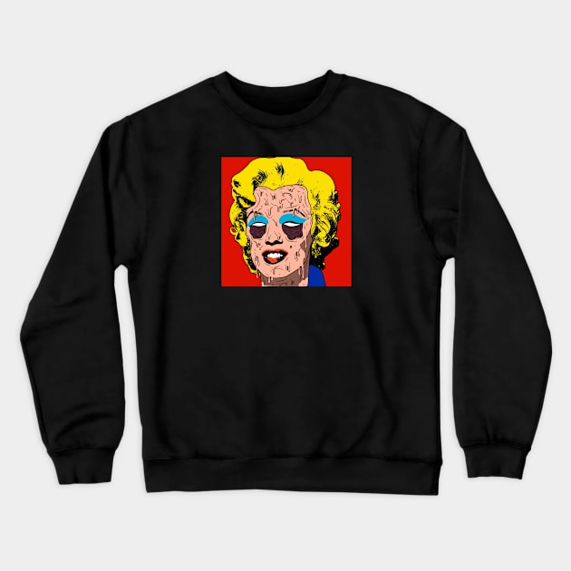 Grime Marilyn Monroe Crewneck Sweatshirt by K_314